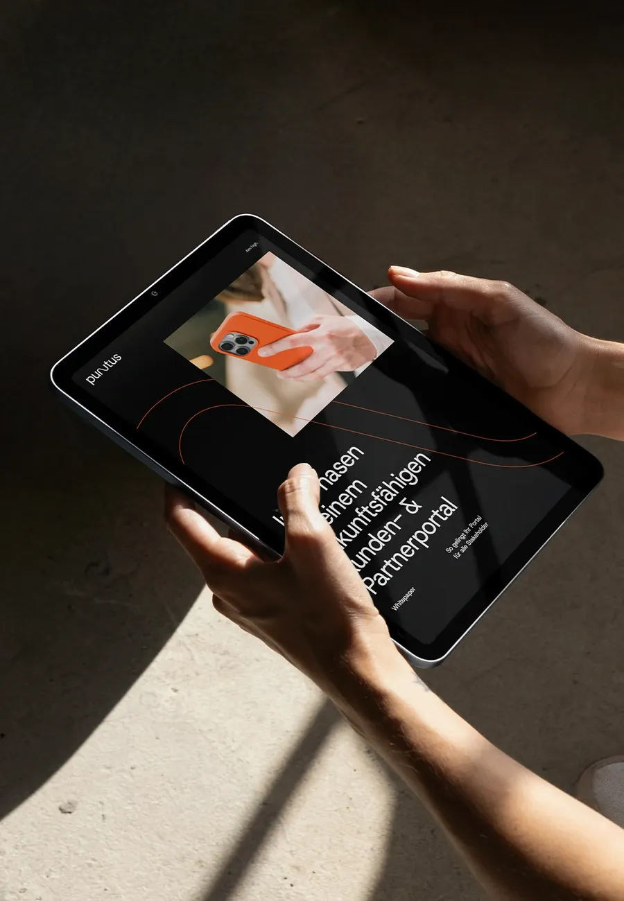 Whitepaperdesign auf dem iPad