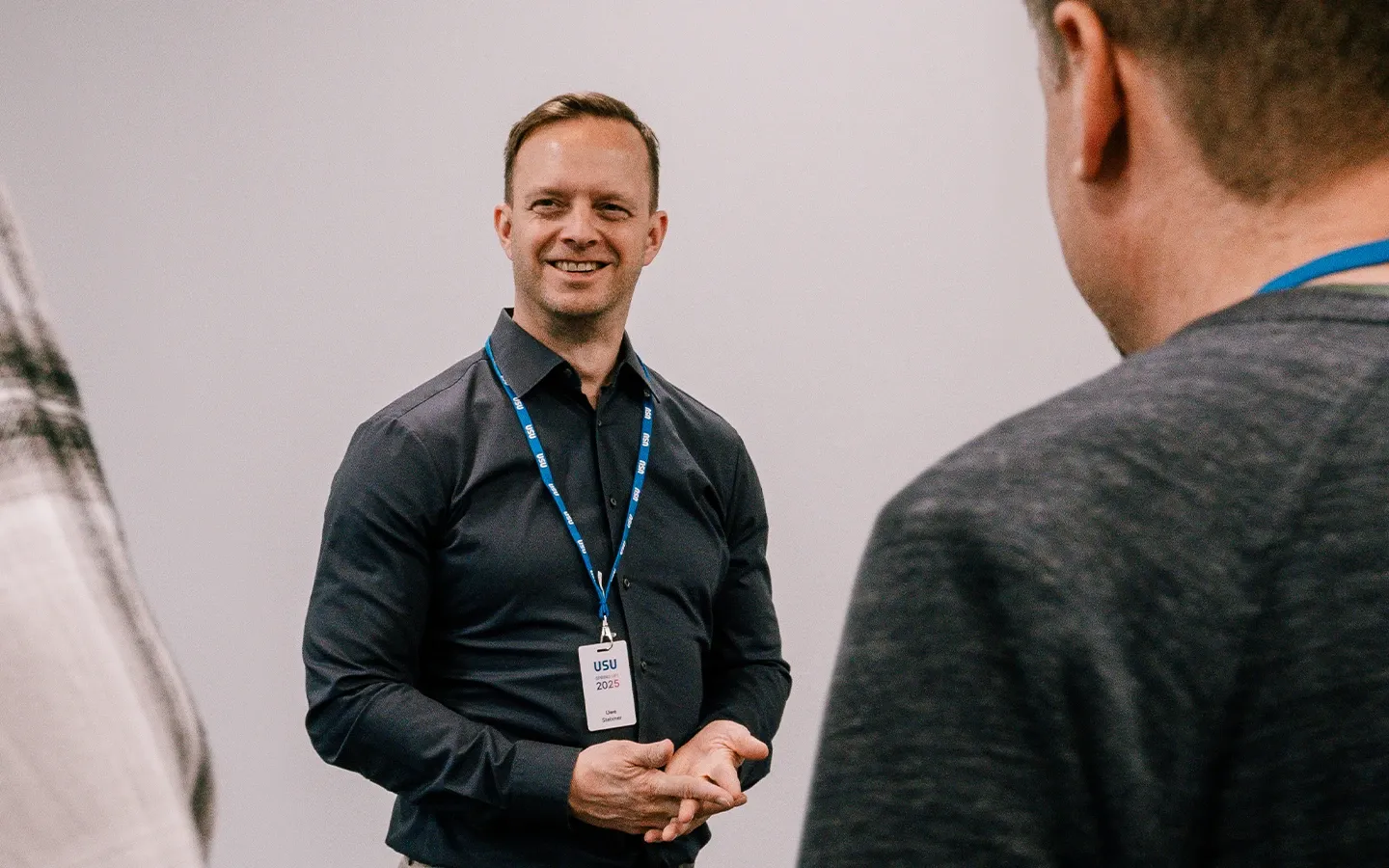 Workshop-Situation mit Geschäftsführer