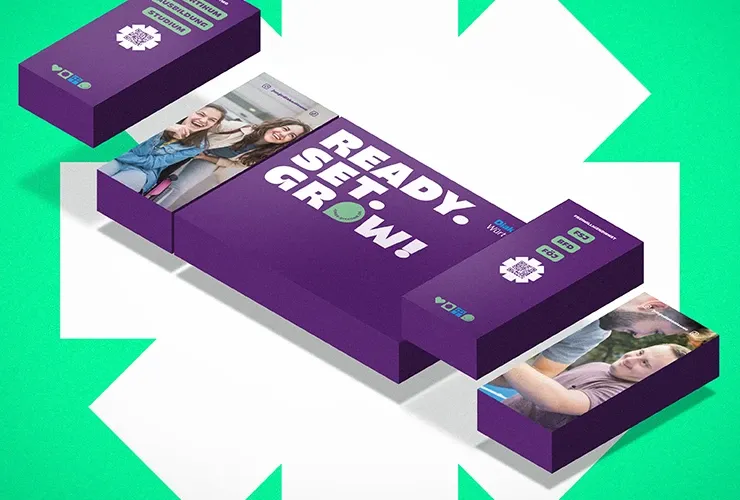 Grafik, um Modularität des Messestands darzustellen