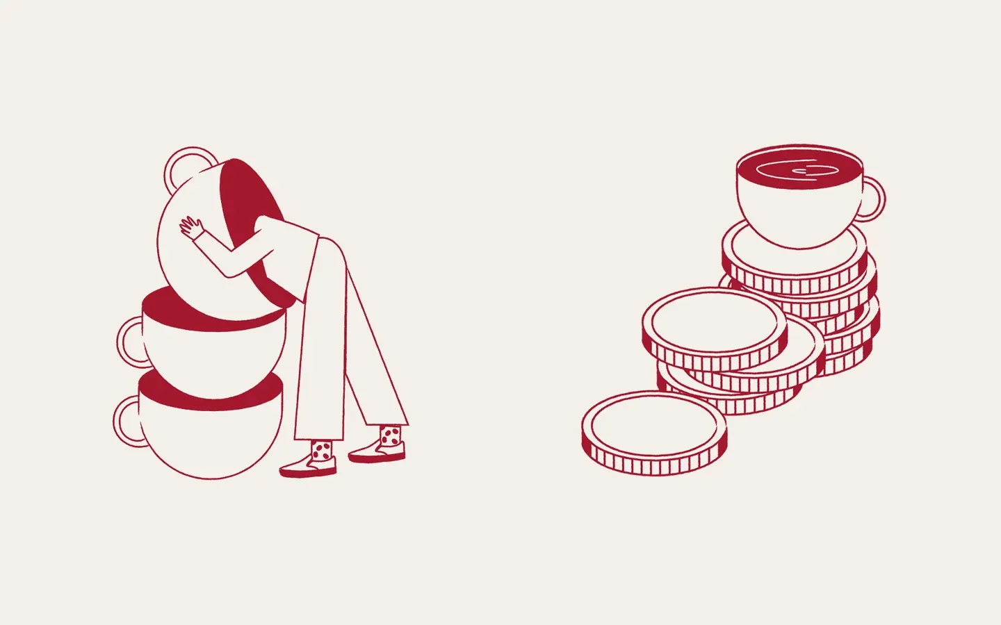 Illustrationen der Website