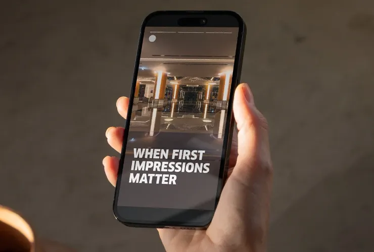 Shootingmotiv als Social Media Post