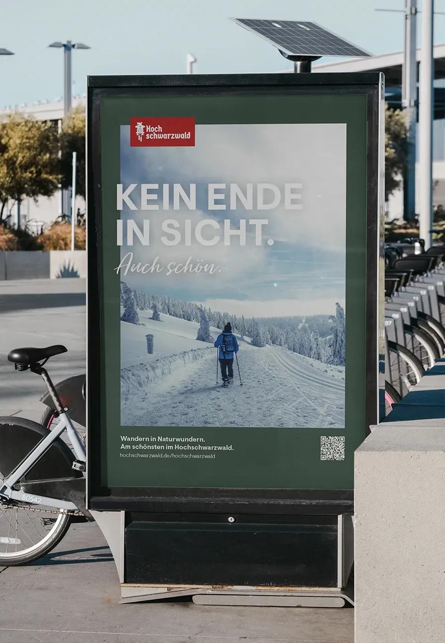 Kampagnenmotiv in Out-of-home Display.
